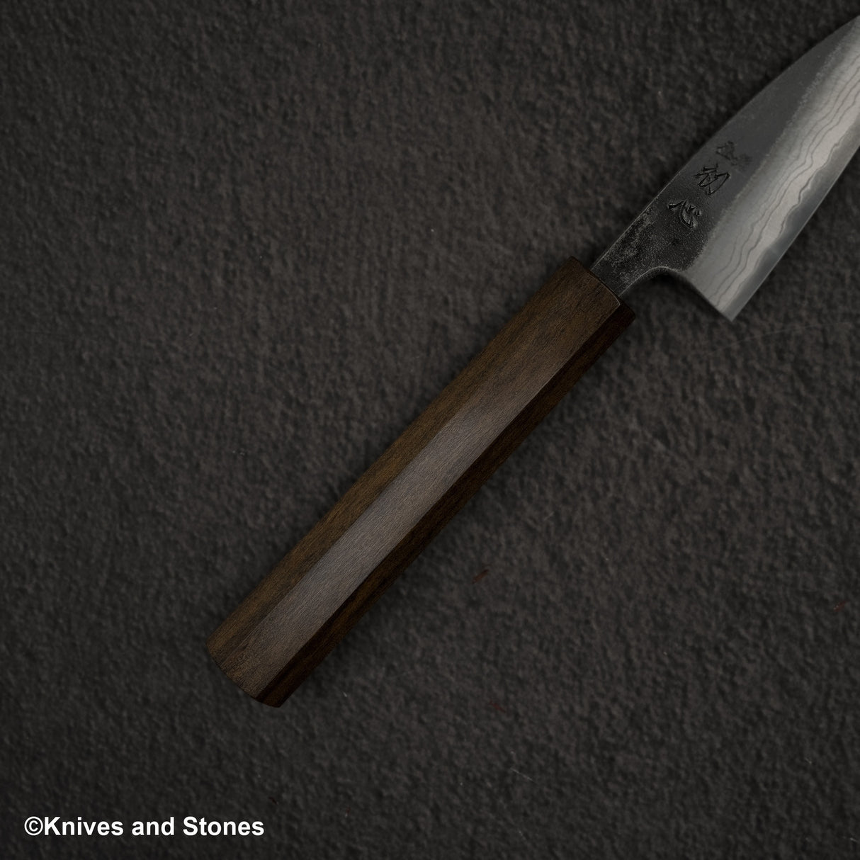 Hatsukokoro 雲影 藍色 2 黑內大馬士革配對 80mm 黑色 Chacate