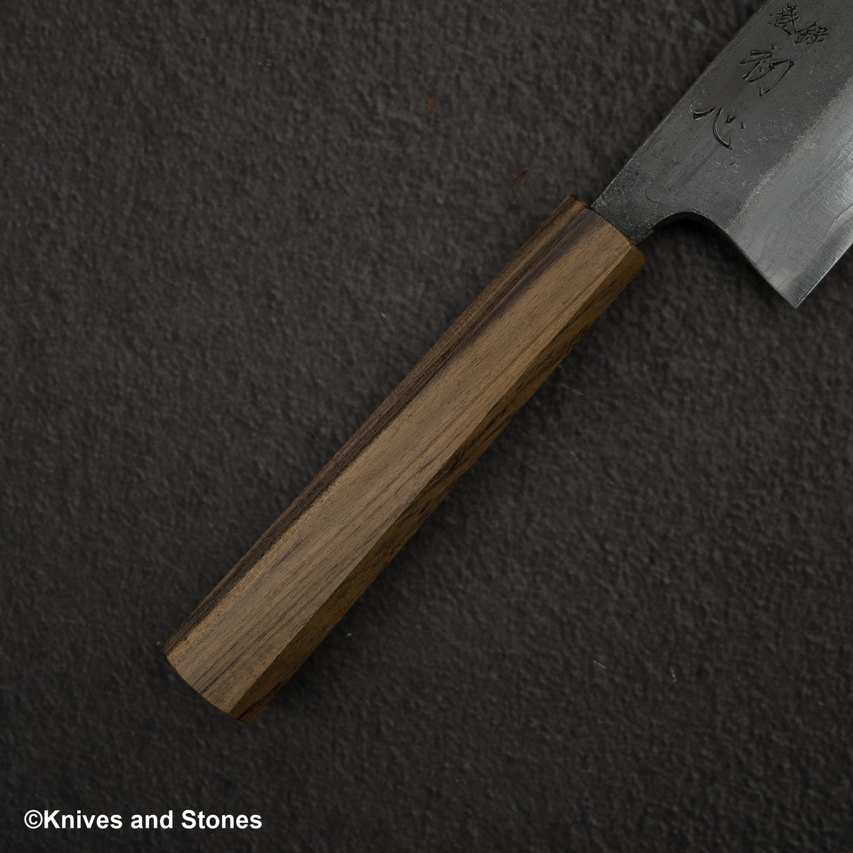 初心雲影 藍色 2 黑內大馬士革 三德 180mm 黑色 Chacate