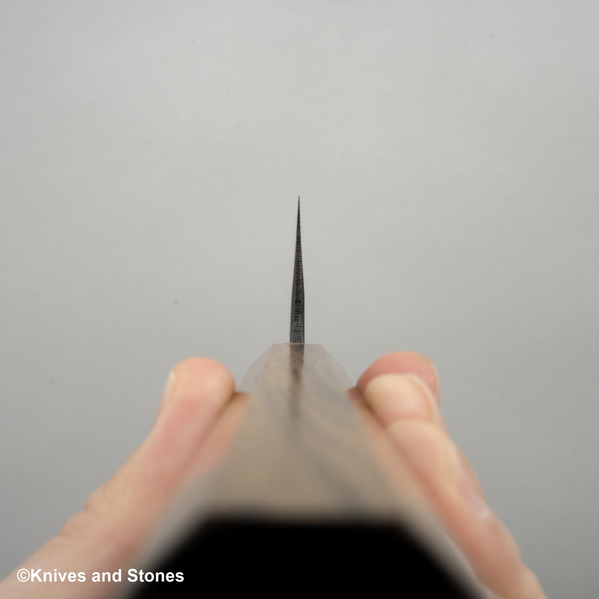 初心雲影 藍色 2 黑內大馬士革 三德 180mm 黑色 Chacate