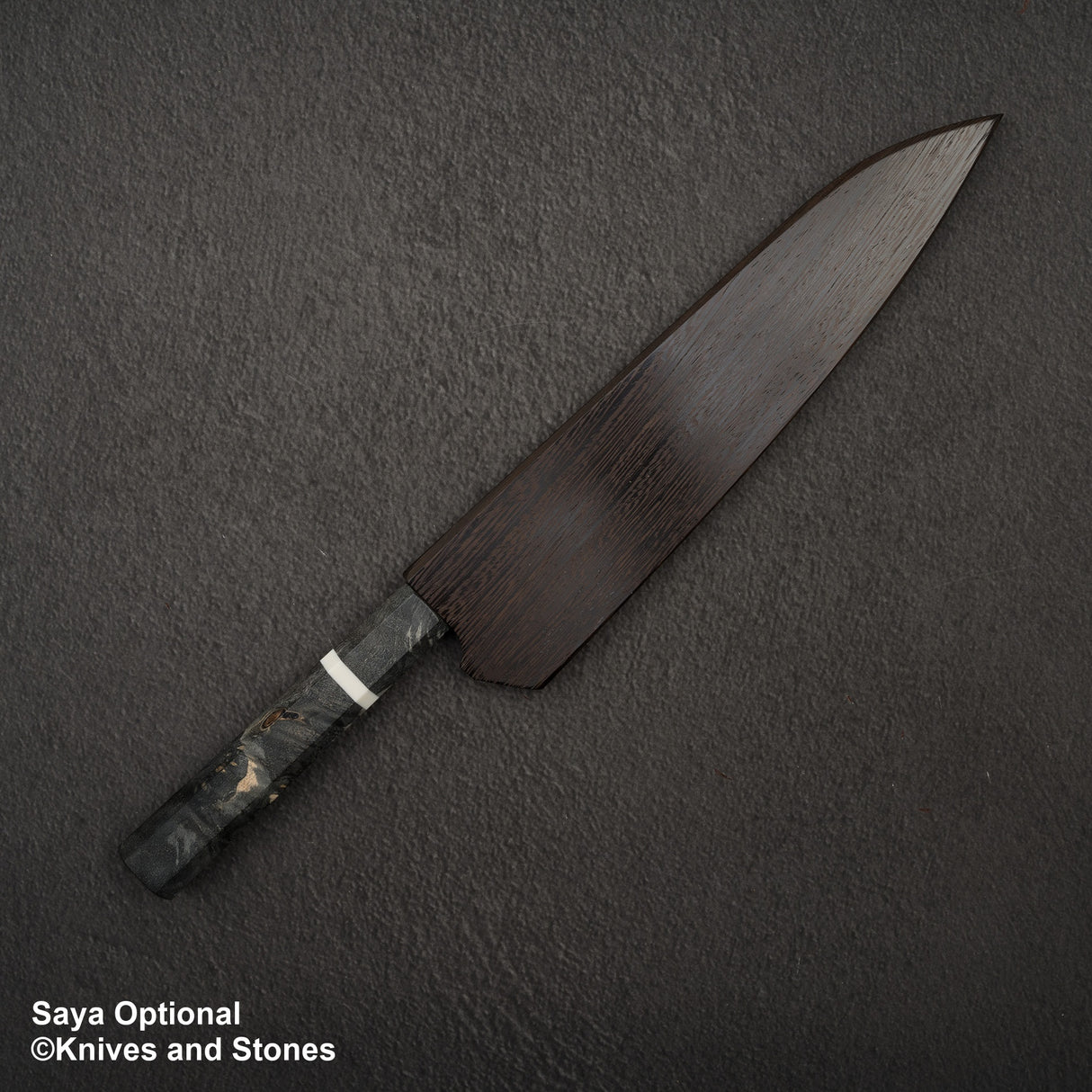 Nigara x Hatsukokoro Ryusui Blue 2 大馬士革 Nashiji Gyuto 210mm