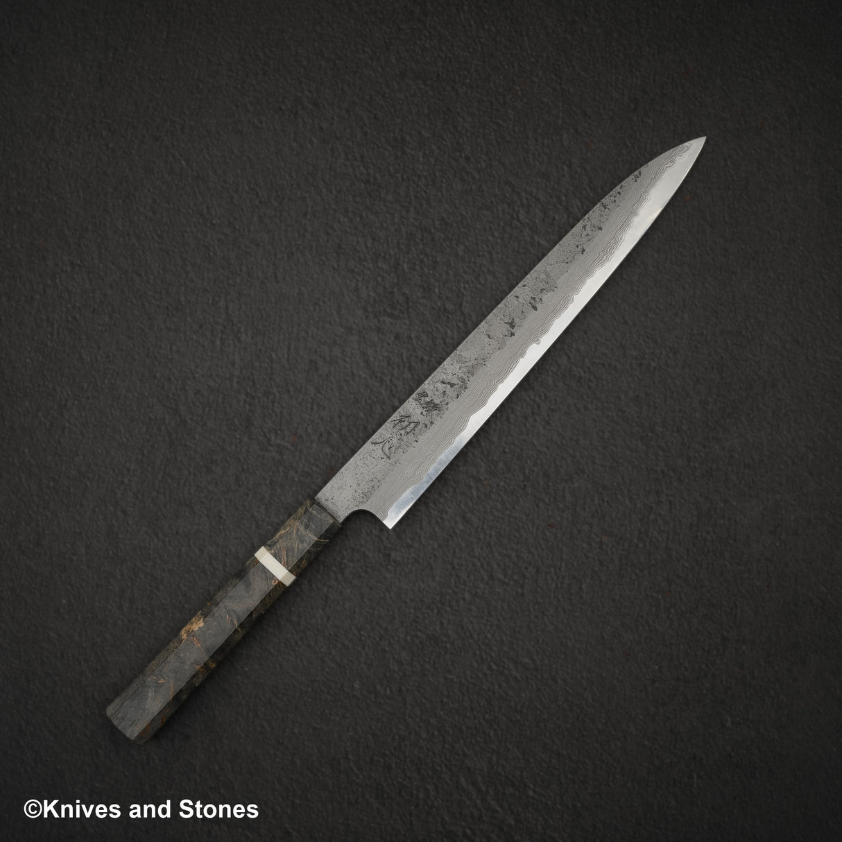 Hatsukokoro Ryusui Blue 2 Nashiji Sujihiki 270mm