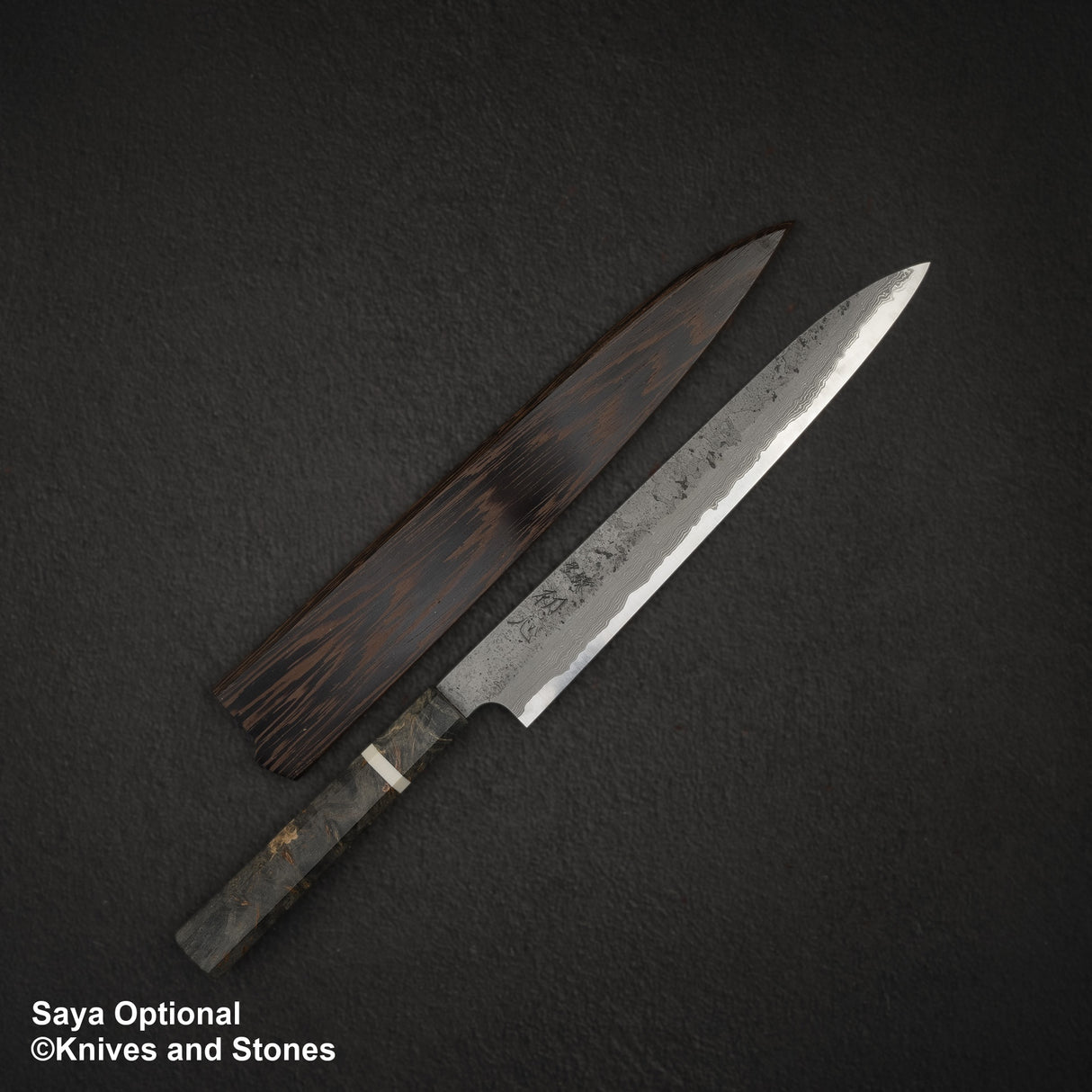 Hatsukokoro Ryusui Blue 2 Nashiji Sujihiki 270mm