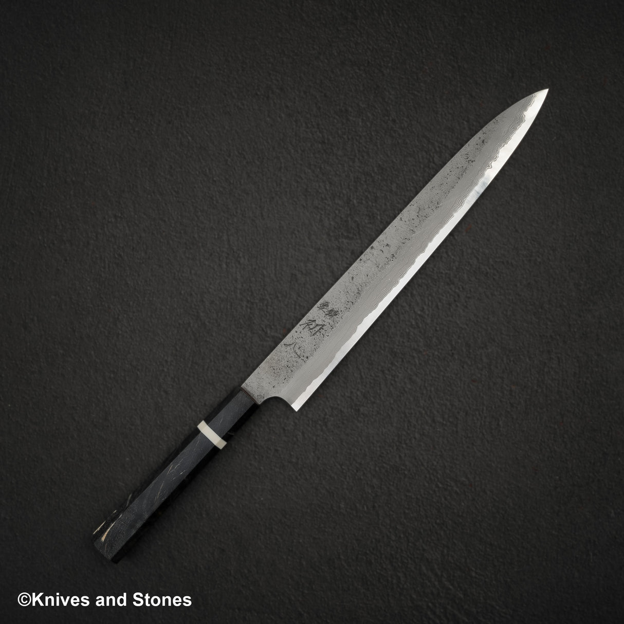 Hatsukokoro Ryusui Blue 2 Nashiji Sujihiki 300mm