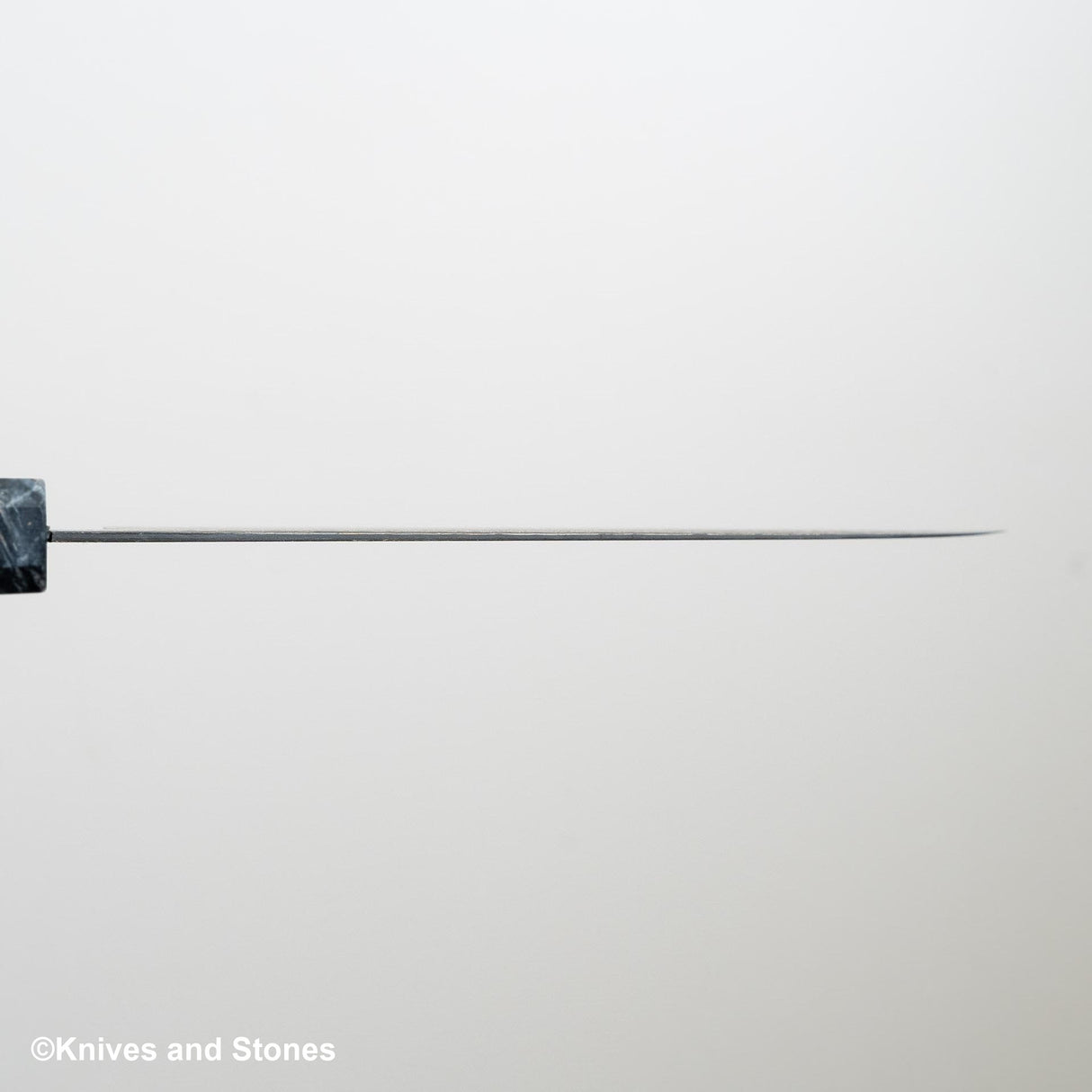 Hatsukokoro Saihyo SG2 Kurozome Black Damascus Santoku 180mm Birch