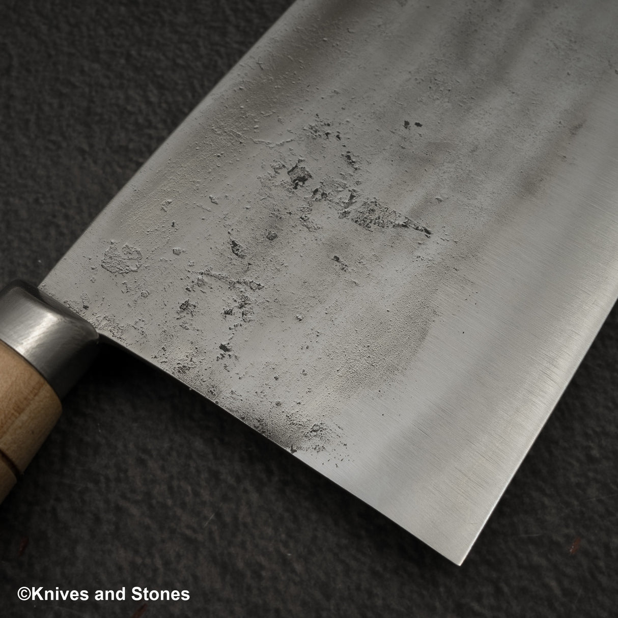 Hatsukokoro Sentan White 2 不鏽鋼包覆中國菜刀 195mm