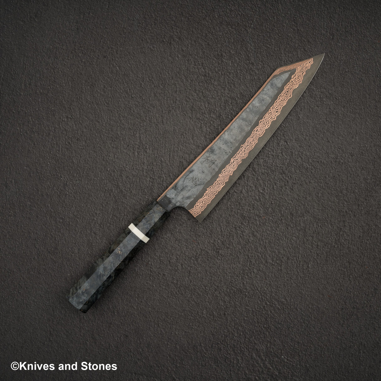 Hatsukokoro x Nigara Yorokobi SLD Copper Damascus K-tip Gyuto 240mm Birch Handle