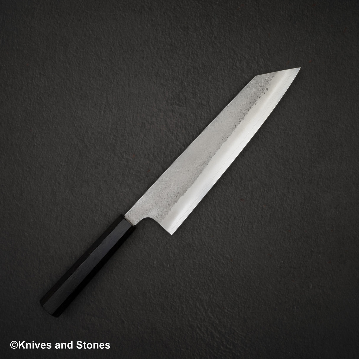 Hatsukokoro x Yoshikane SKD Nashiji K-tip Gyuto 240mm 烏木手柄