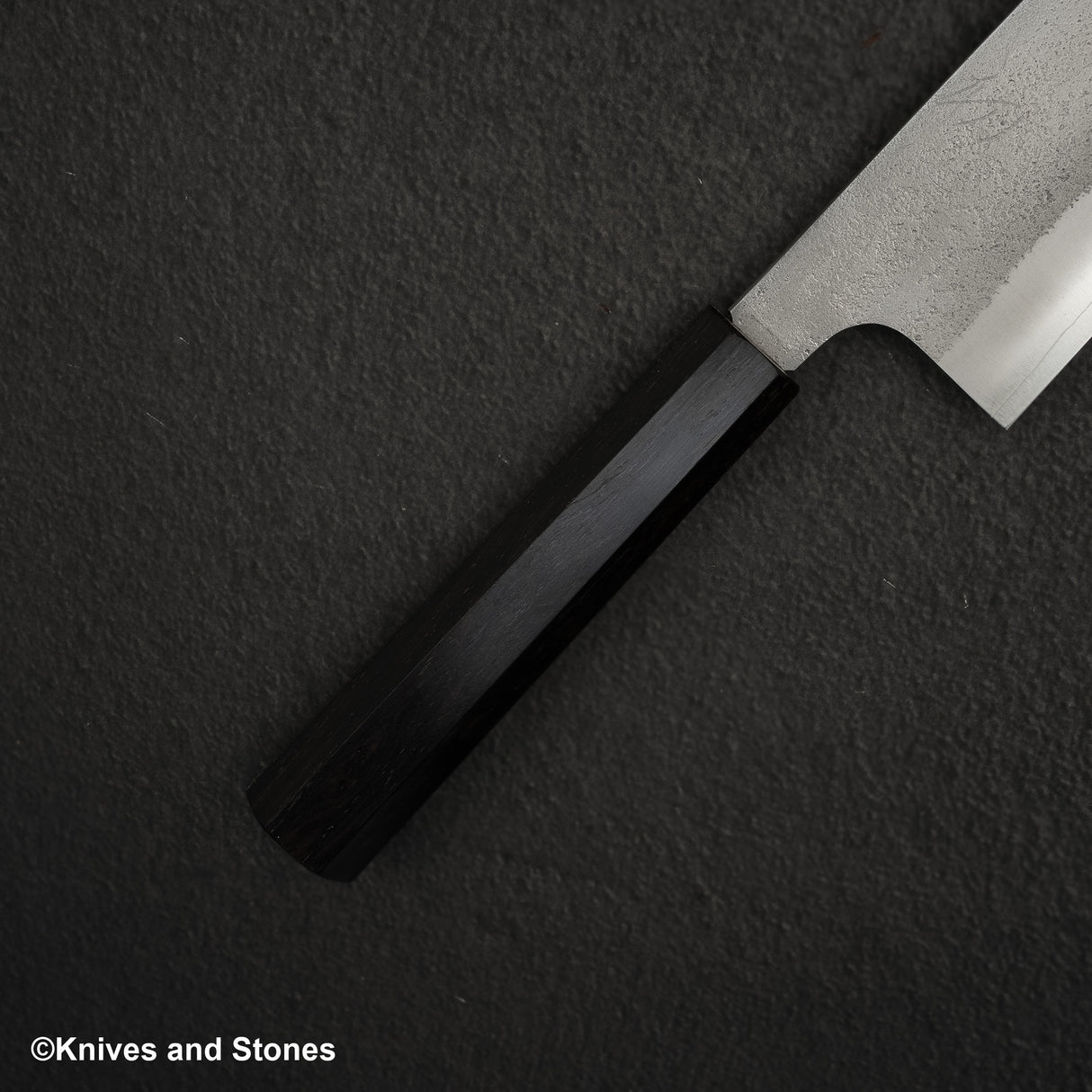 Hatsukokoro x Yoshikane SKD Nashiji K-tip Gyuto 240mm 烏木手柄