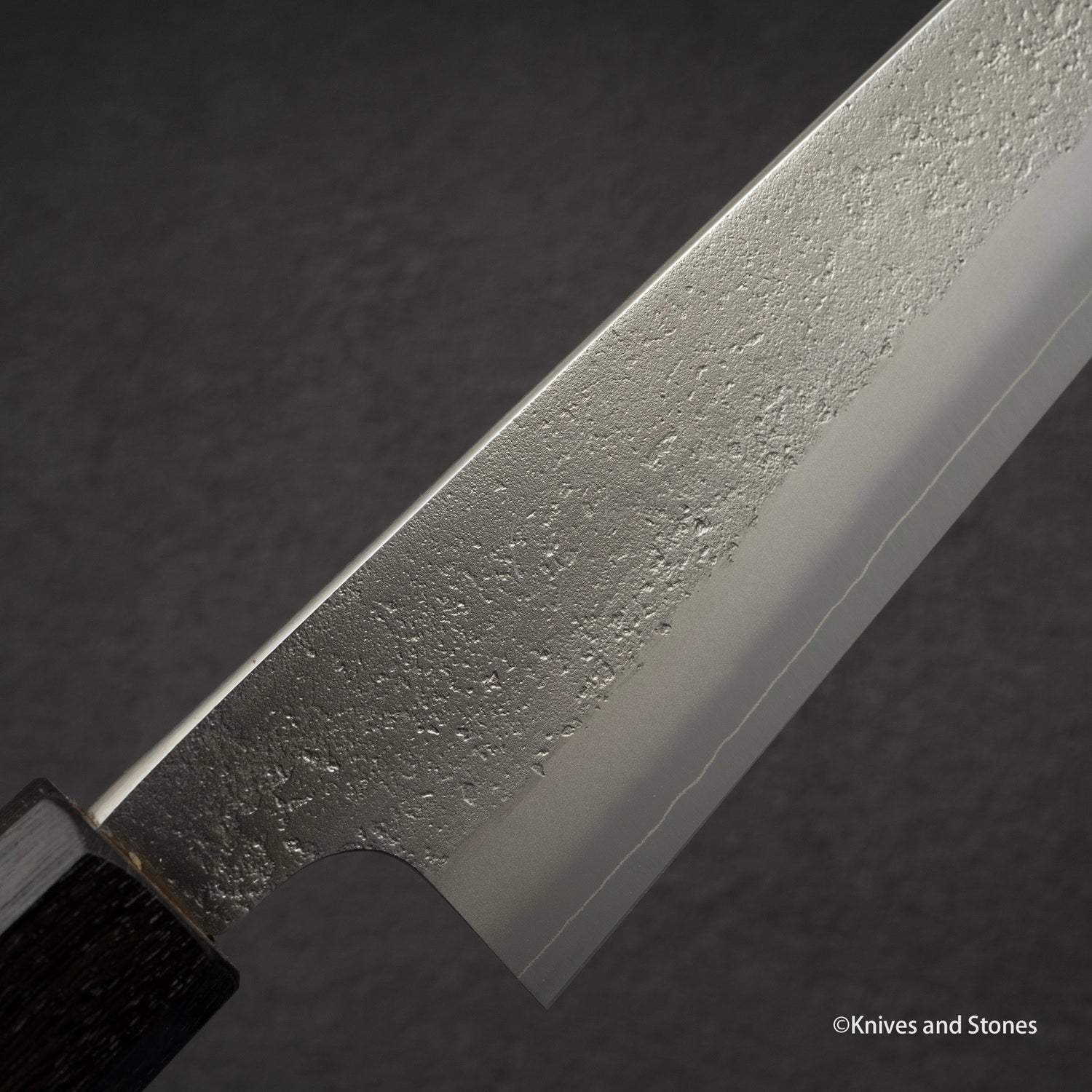 Hatsuokokoro x Yoshikane SKD Nashiji Sujihiki 240mm 烏木手柄