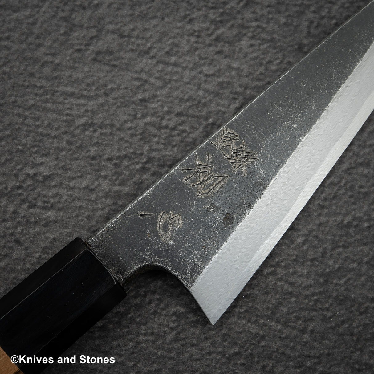 Hatsukokoro x Myojin Shirasagi Blue 2 黑內骨楽剔骨刀 150mm