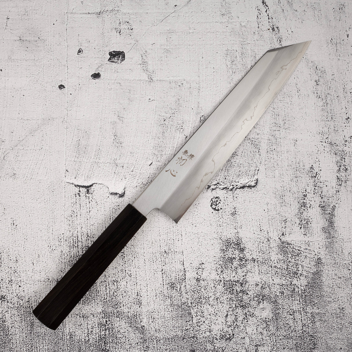 初心 x 中川 銀三寬刃切付牛刀 240mm
