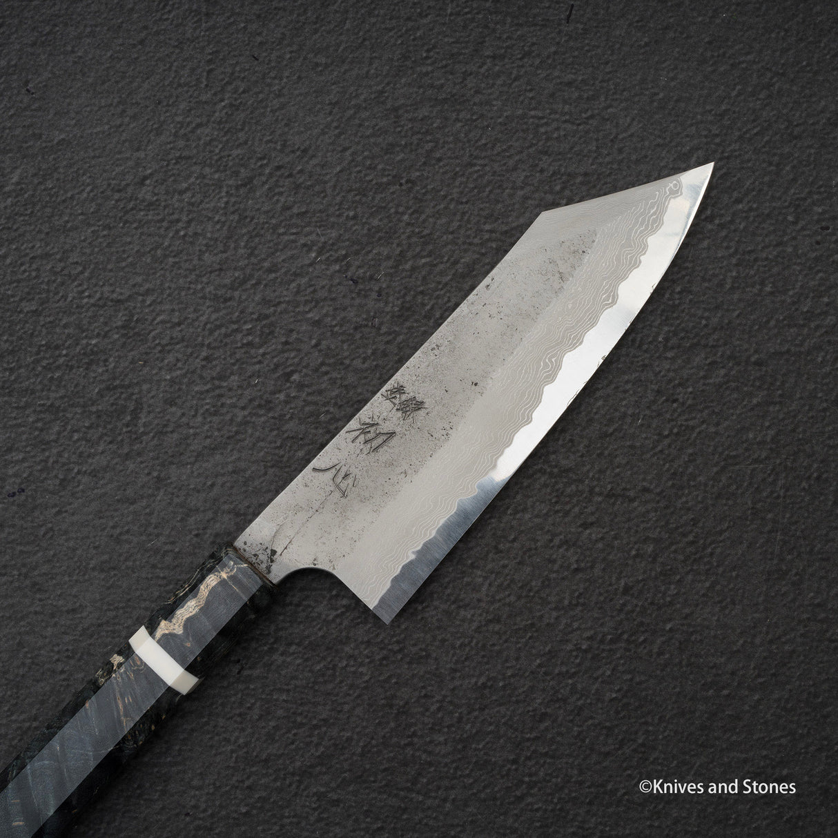 Nigara x Hatsukokoro Ryusui Blue 2 Damascus Bunka 170mm