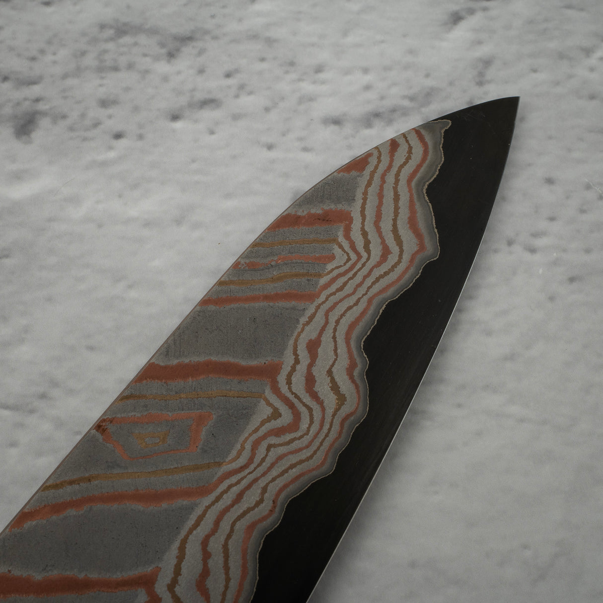 初心 x Nigara Irodori Blue 2 彩虹大馬士革牛刀 210mm