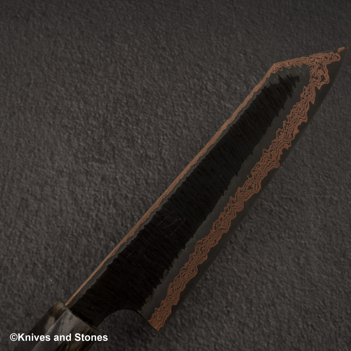 Hatsukokoro x Nigara Yorokobi SLD 銅土梅大馬士革文化 180 毫米樺木手柄