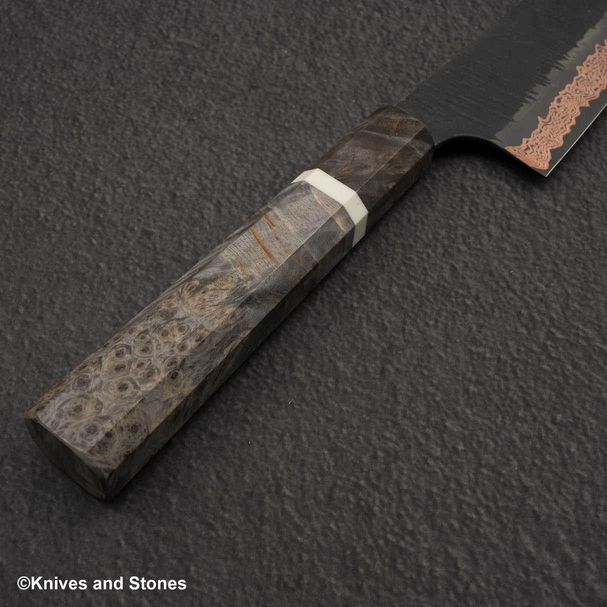 Hatsukokoro x Nigara Yorokobi SLD 銅土梅大馬士革牛刀 210mm 附 Saya