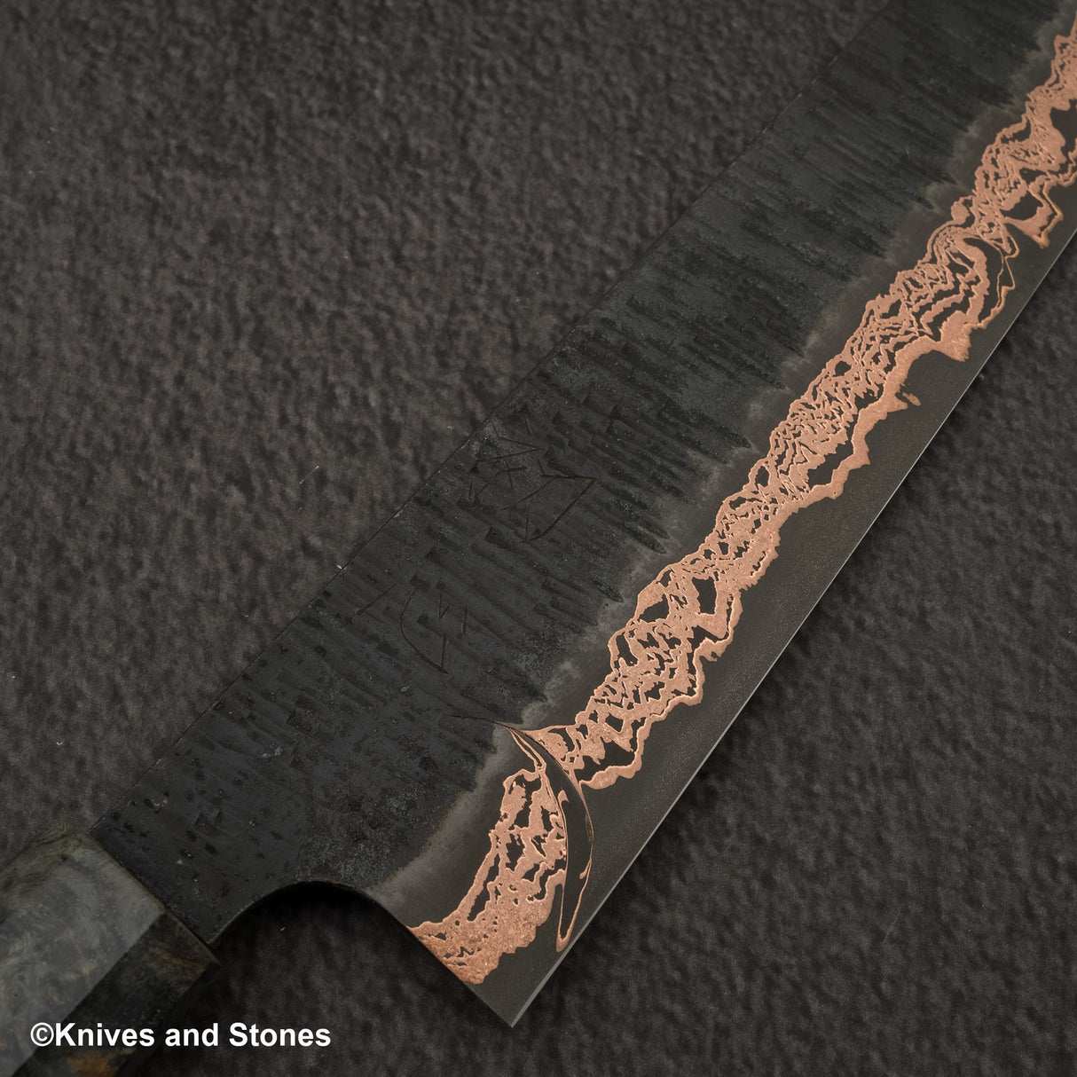 Hatsukokoro x Nigara Yorokobi SLD 銅土梅大馬士革牛刀 240mm 附 Saya