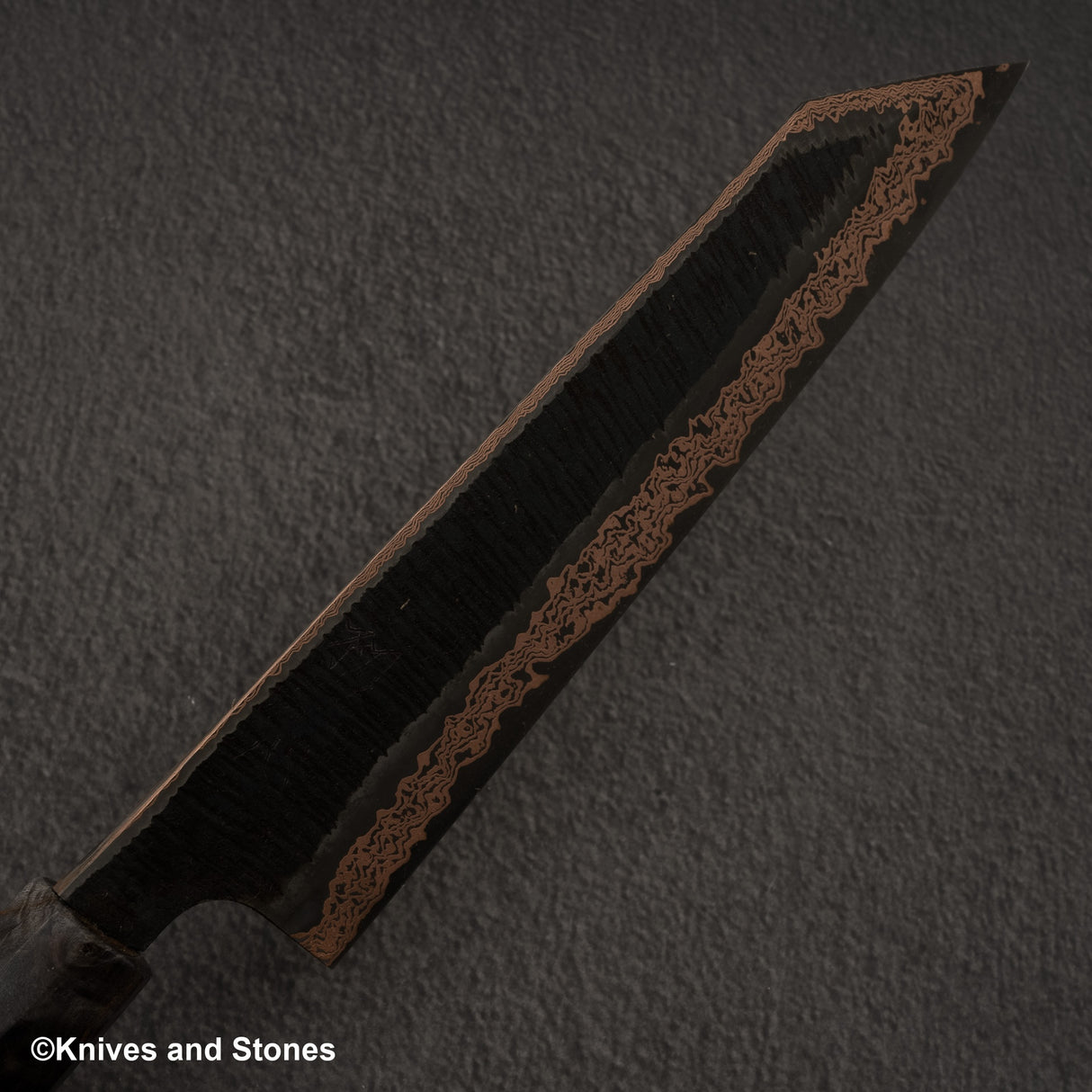 Hatsukokoro x Nigara Yorokobi SLD 銅土大馬士革 K-tip Gyuto 210mm 樺木手柄