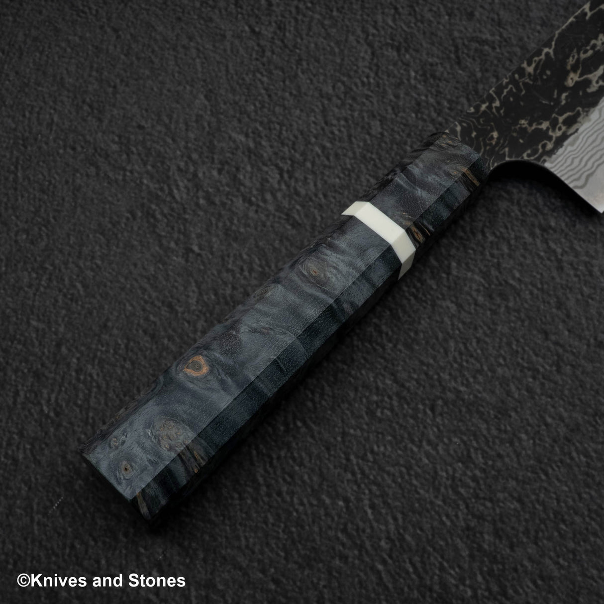 Hatsukokoro x Nigara Yorokobi Special SLD 黑內大馬士革牛刀 210mm 樺木手柄