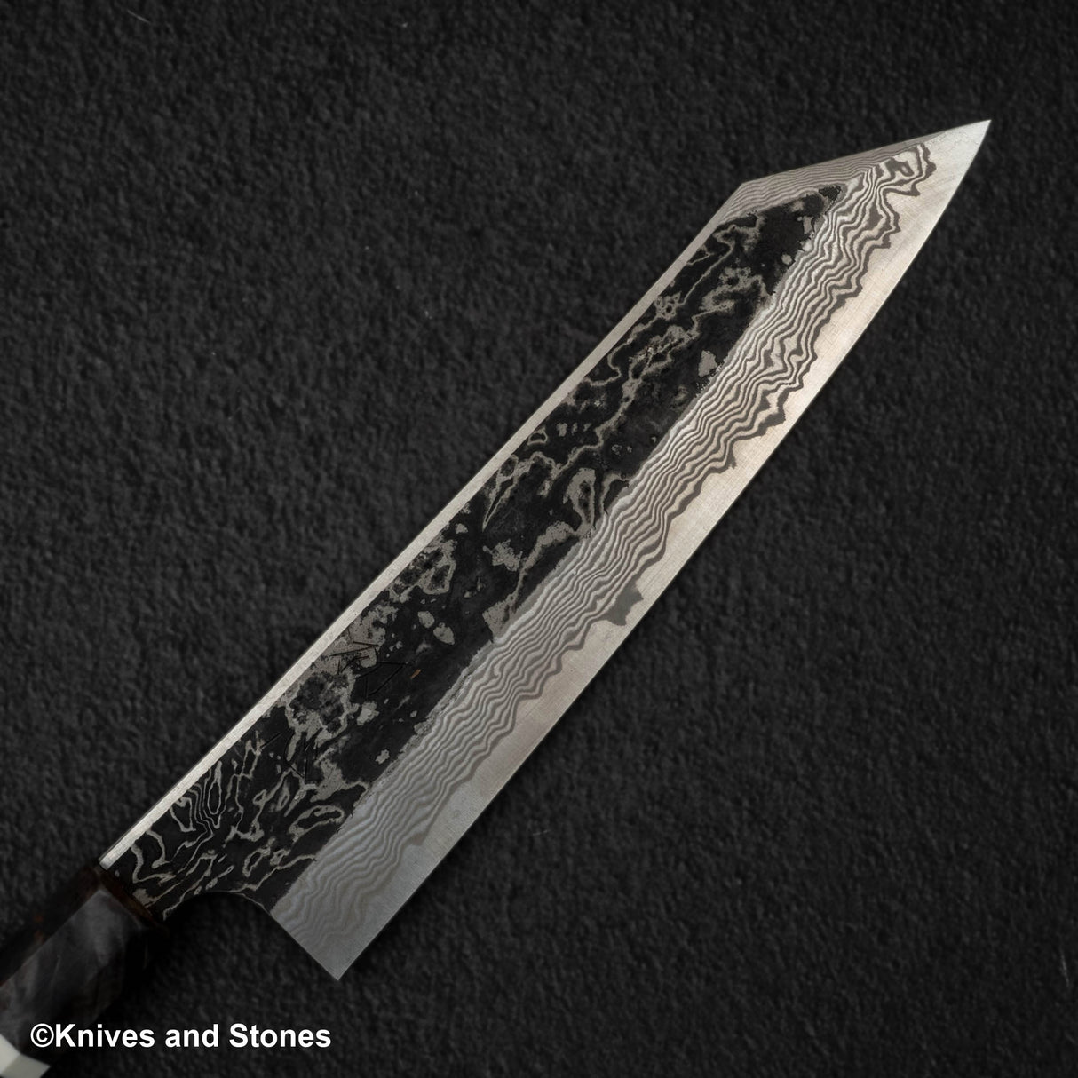 Hatsukokoro x Nigara Yorokobi Special SLD 黑內大馬士革 K 尖 Gyuto 240mm 樺木手柄