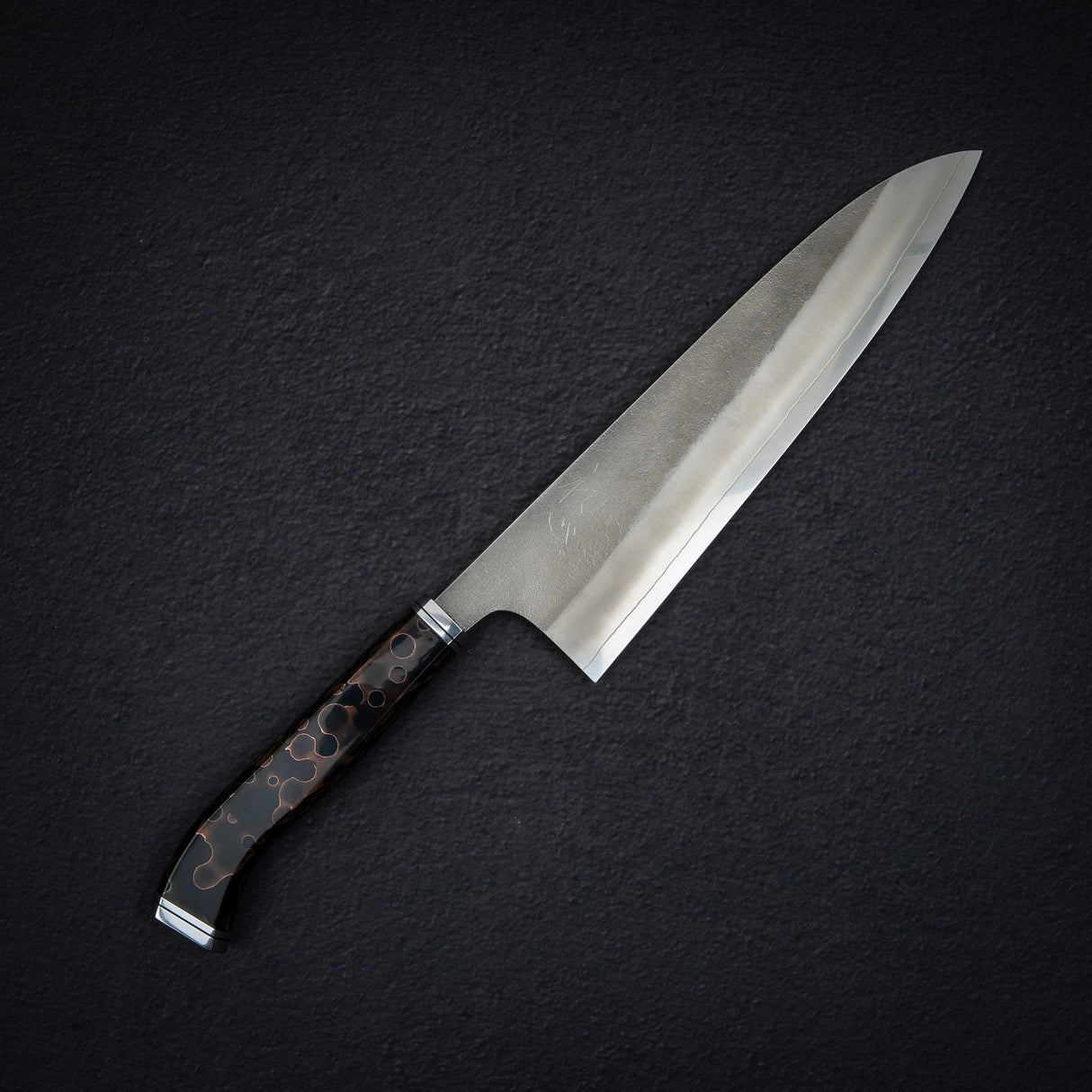 Hatsukokoro x Yoshikane SKD Nashiji Gyuto 210mm 加高銅網手柄