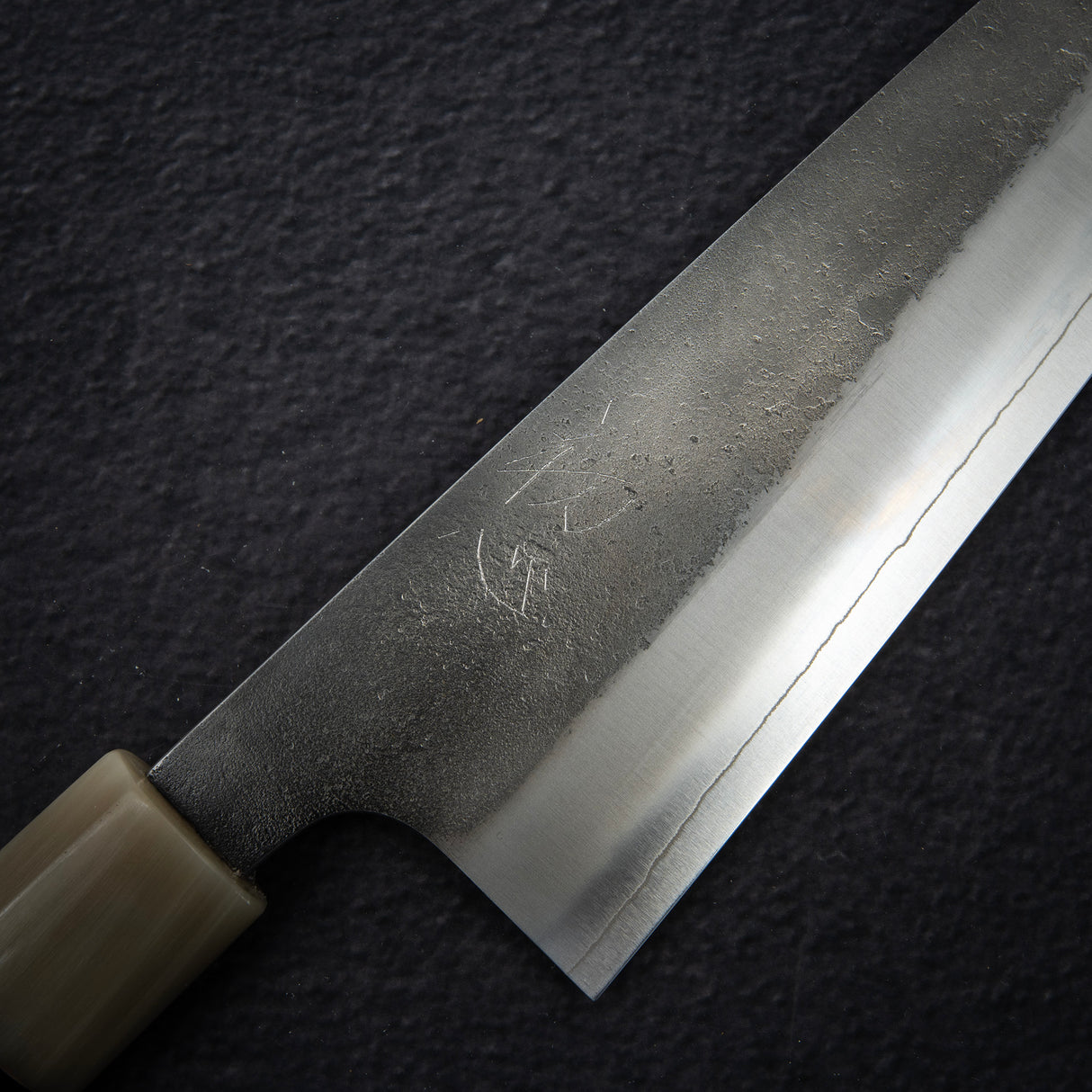 Hatsukokoro x Yoshikane SKD Nashiji Gyuto 210mm 超高,心形烏木手柄