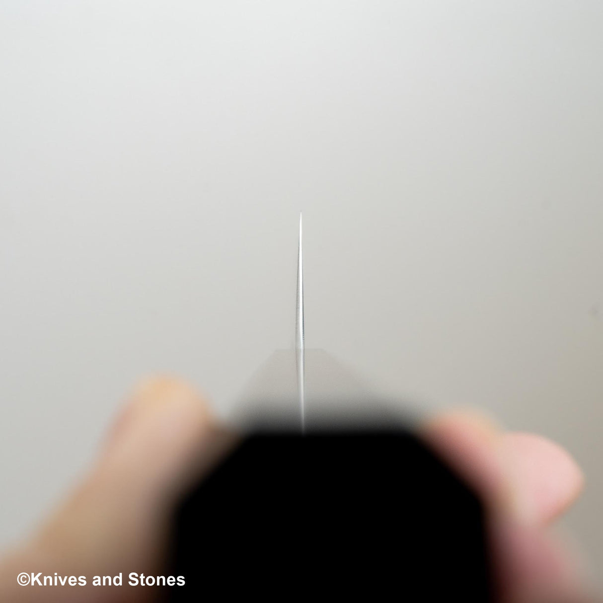 初心隼青神 Super Migaki Bunka 180mm 黑色 Chacate