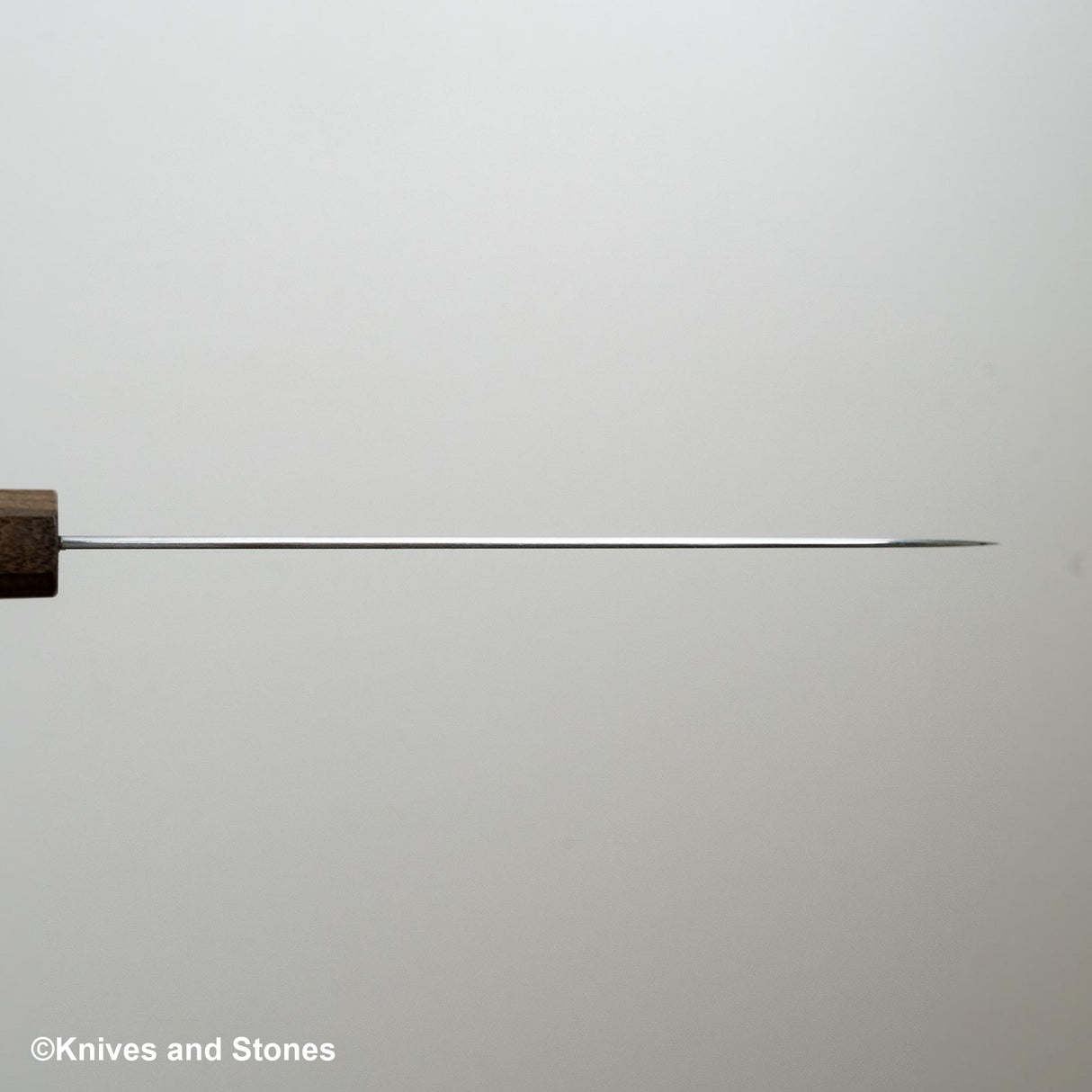 初心隼青神 Super Migaki Santoku 180mm 黑色 Chacate