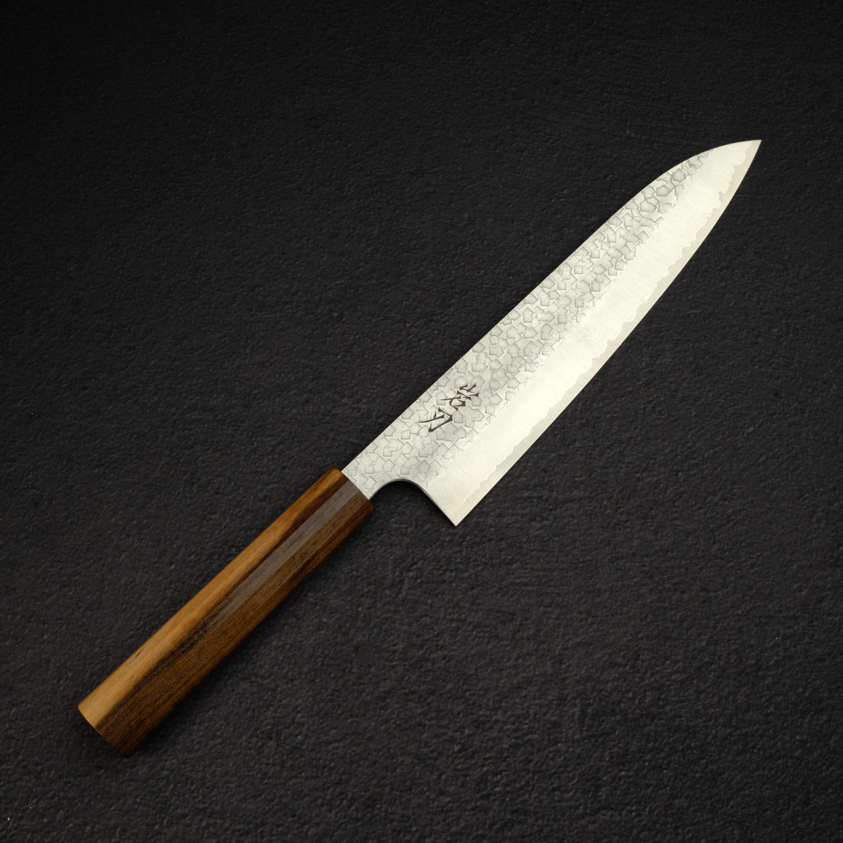 K&S Arare SG2 Gyuto 210mm by Iron Clad, with Black Charcate Handle