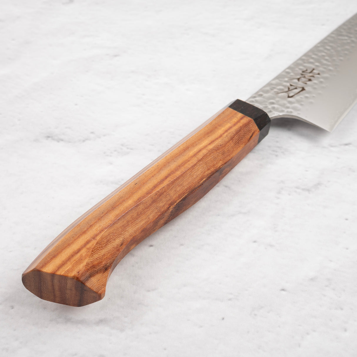 K&S VG10 Tsuchime Sanmai Santoku 180毫米西式刀柄