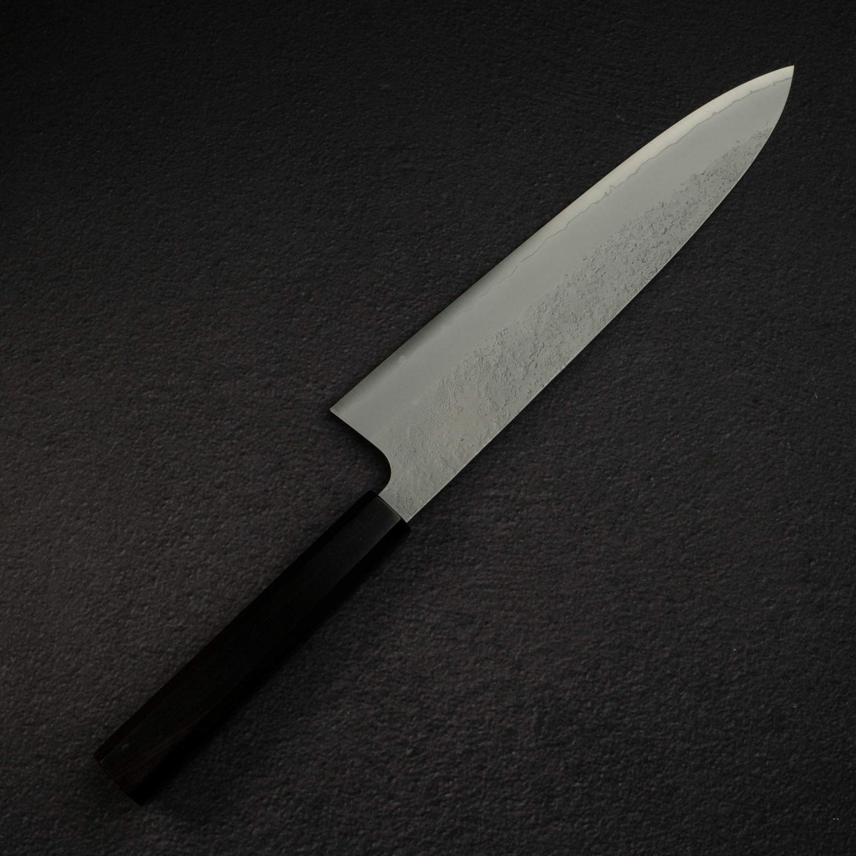 Knives and Stones 岩刃社 Yuepo SLD 梨地牛刀 240mm,黑檀木刀柄