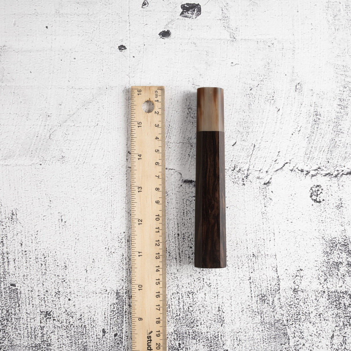K&S Octagonal Ebony Handle with Blonde/Marble Ferrule