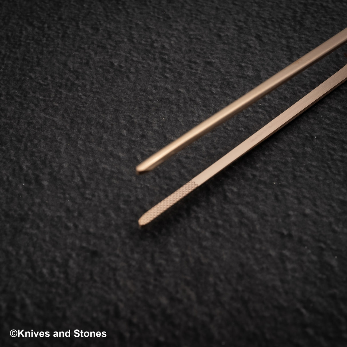 Kankuma Straight Plating Tweezers 21cm