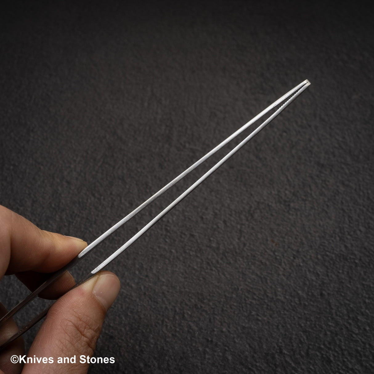 Kankuma Straight Plating Tweezers 21cm