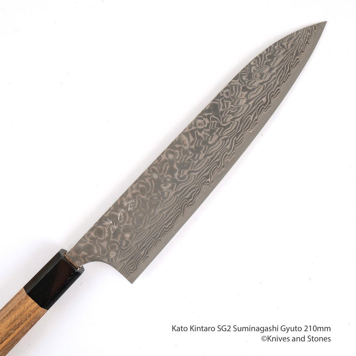 Yoshimi Kato SG2 Suminagashi Gyuto 210mm