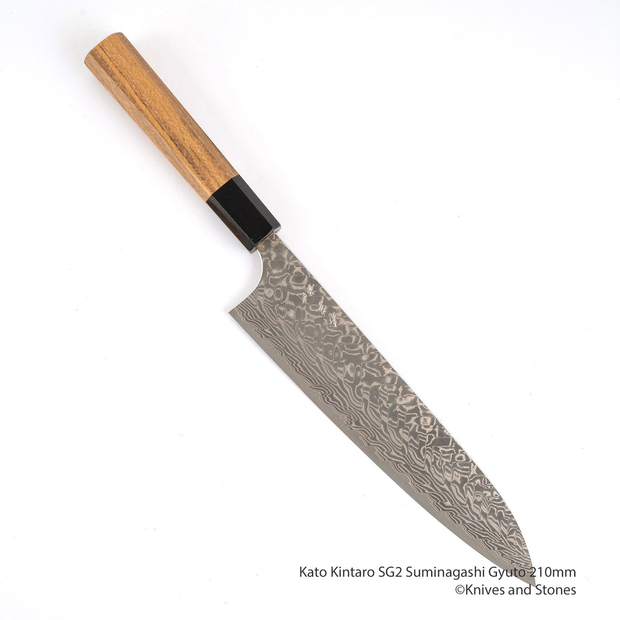 Yoshimi Kato SG2 Suminagashi Gyuto 210mm