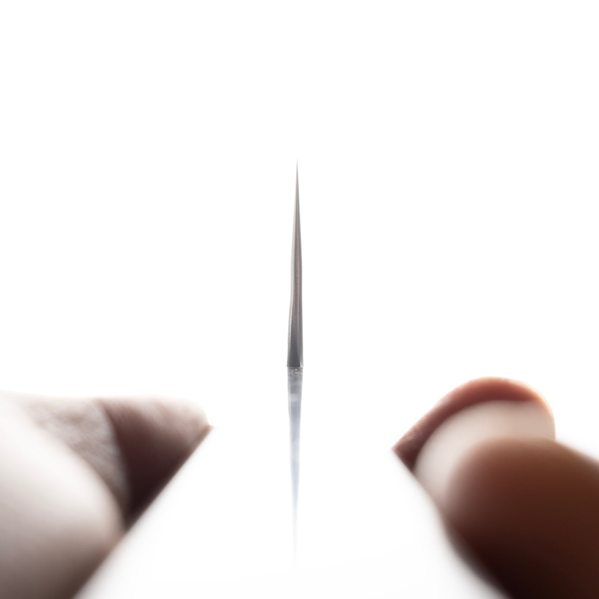 安立勝重 青紙二號槌目菜切 170mm 不鏽鋼夾層 黑檀手柄