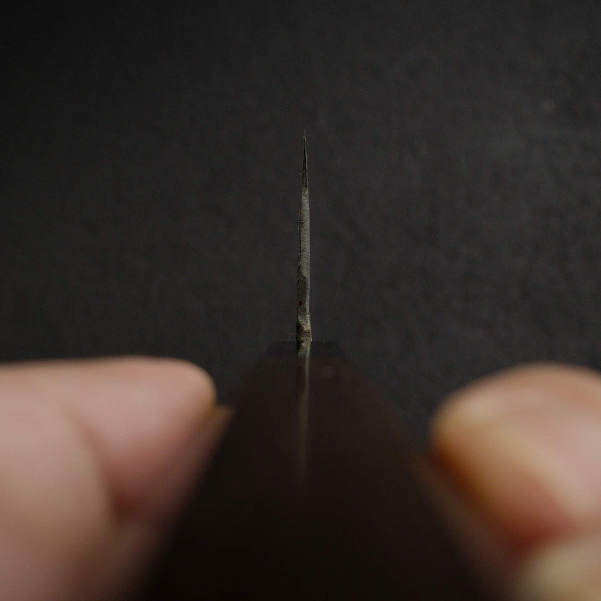黑鐵 青鋼二號 黑打 牛刀 210mm B-Grade, 紫檀木 Handle