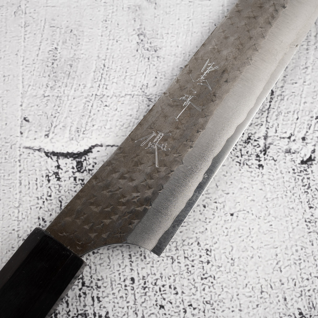Kurosaki Kokusen Ei AS Sujihiki 240mm Aogami Super Ebony