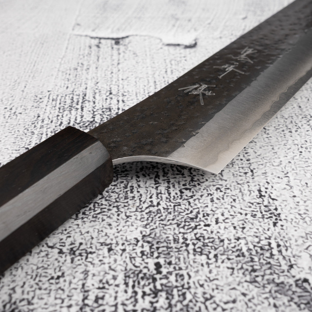 Kurosaki Kokusen Ei AS Sujihiki 270mm Aogami Super Ebony