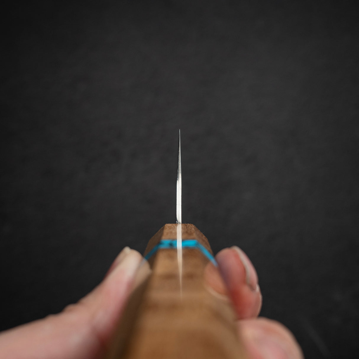 Kurosaki Gekko VG XEOS Bunka 165mm - Turquoise Ring