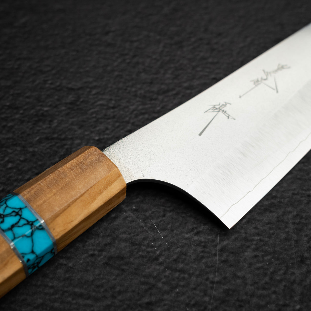 Kurosaki Gekko VG XEOS Gyuto 210mm - Turquoise Ring