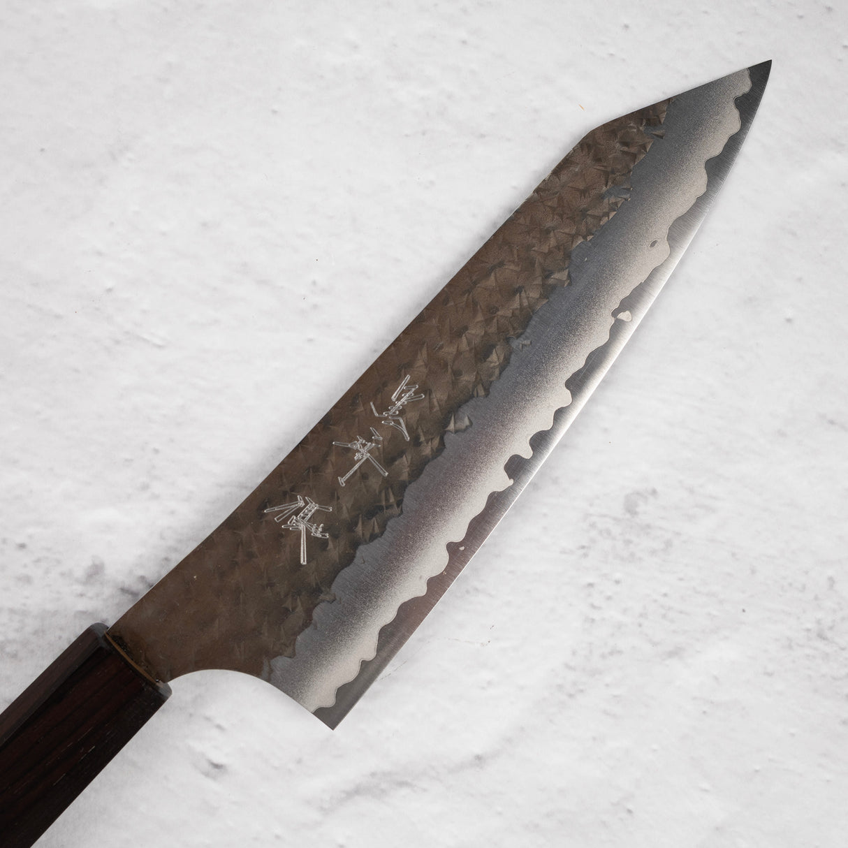 黑崎國船 Ei Aogami Super K Tip Bunka 170mm 烏木手柄