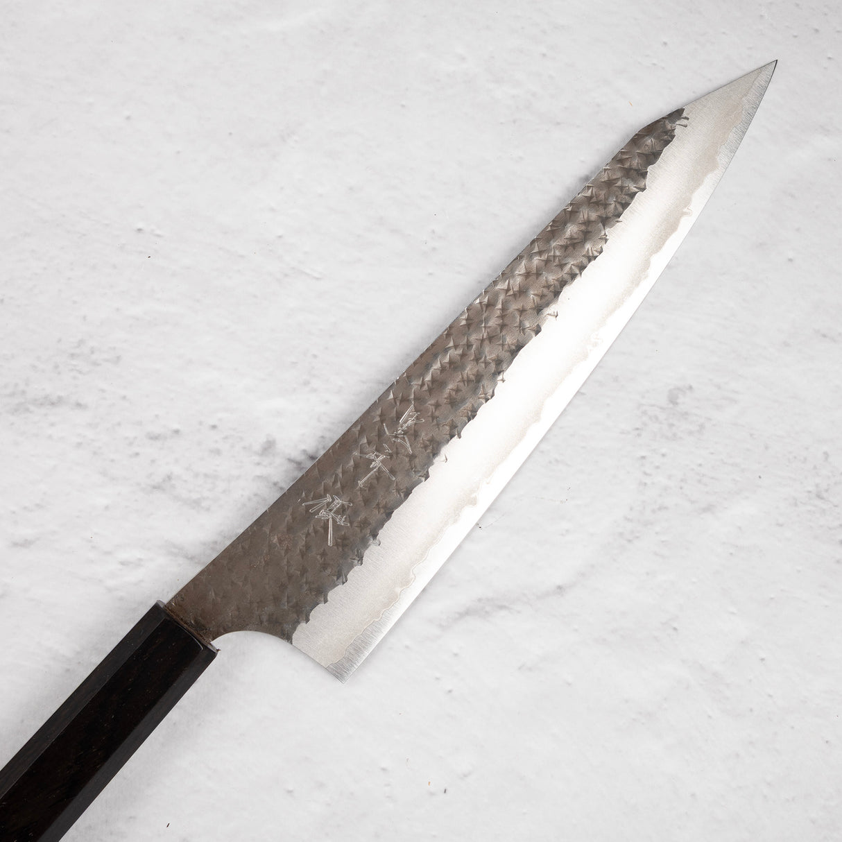 Kurosaki Kokusen Ei Aogami Super K tip Gyuto 210mm Ebony Handle