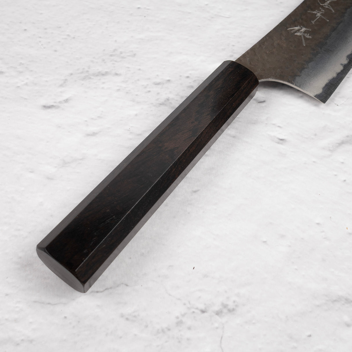 Kurosaki Kokusen Ei Aogami Super K tip Gyuto 210mm Ebony Handle