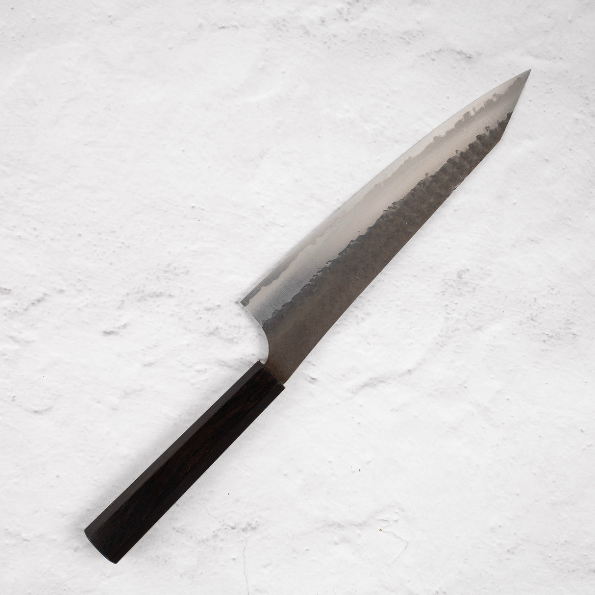 Kurosaki Kokusen Ei Aogami Super K tip Gyuto 210mm Ebony Handle