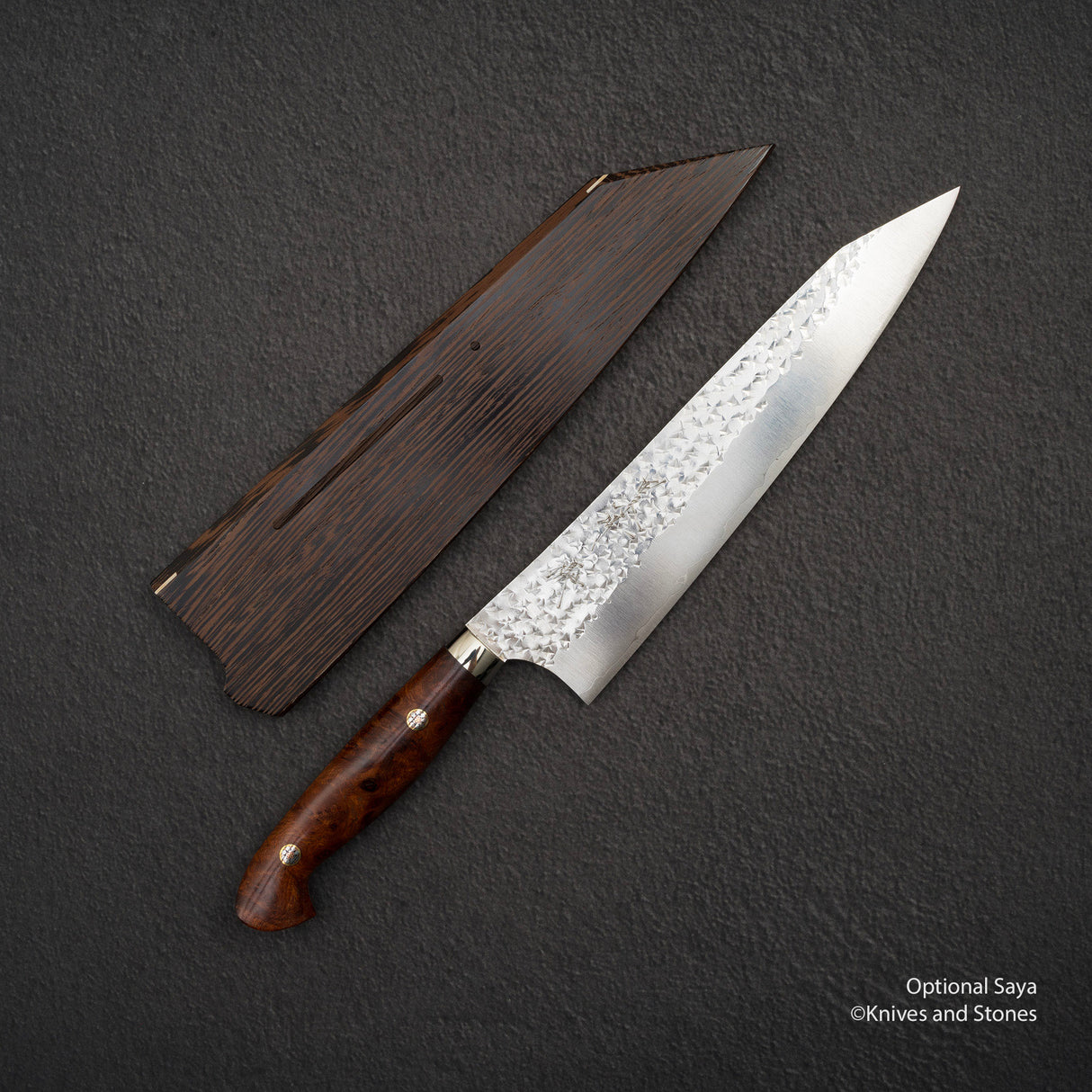 Kurosaki Senko SG2 K-tip Gyuto 210mm Amboyna Western Handle