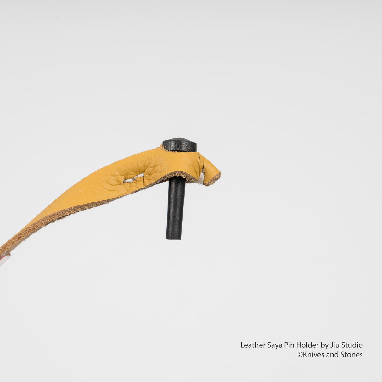 Leather Saya Pin Holder with Pin