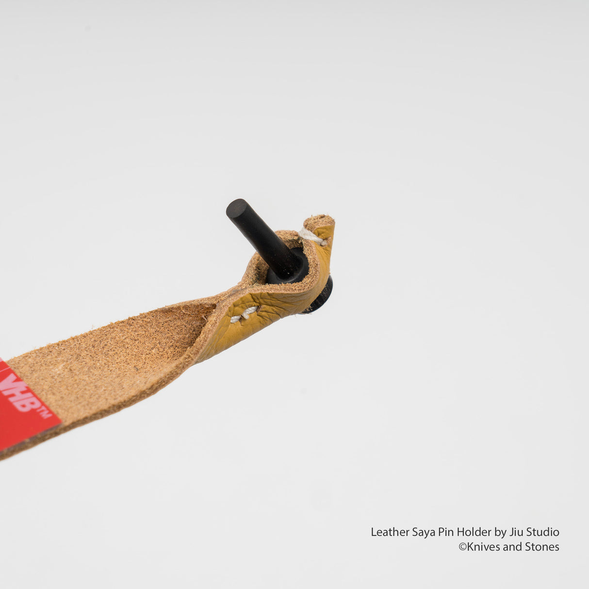 Leather Saya Pin Holder with Pin