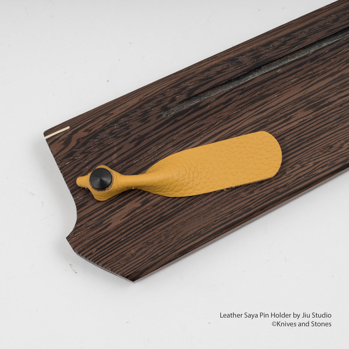 Leather Saya Pin Holder with Pin