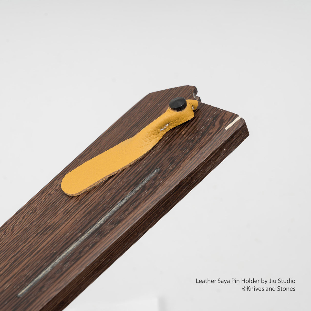 Leather Saya Pin Holder with Pin